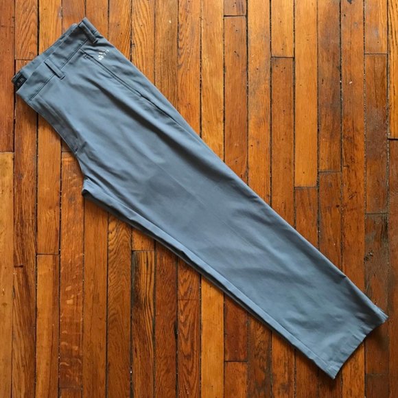 Adidas Golf Puremotion 2016 Men Light Grey White Three Stripe Athletic Pants - Picture 1 of 4